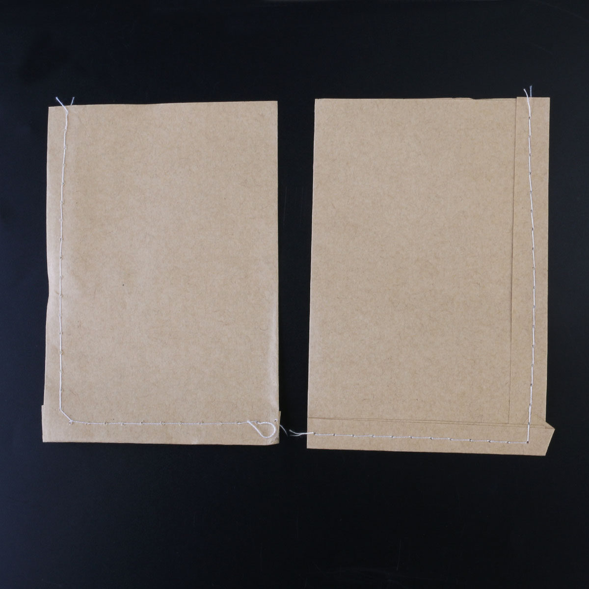 Food Storage Bag - 100 bolsas de papel kraft cosidas