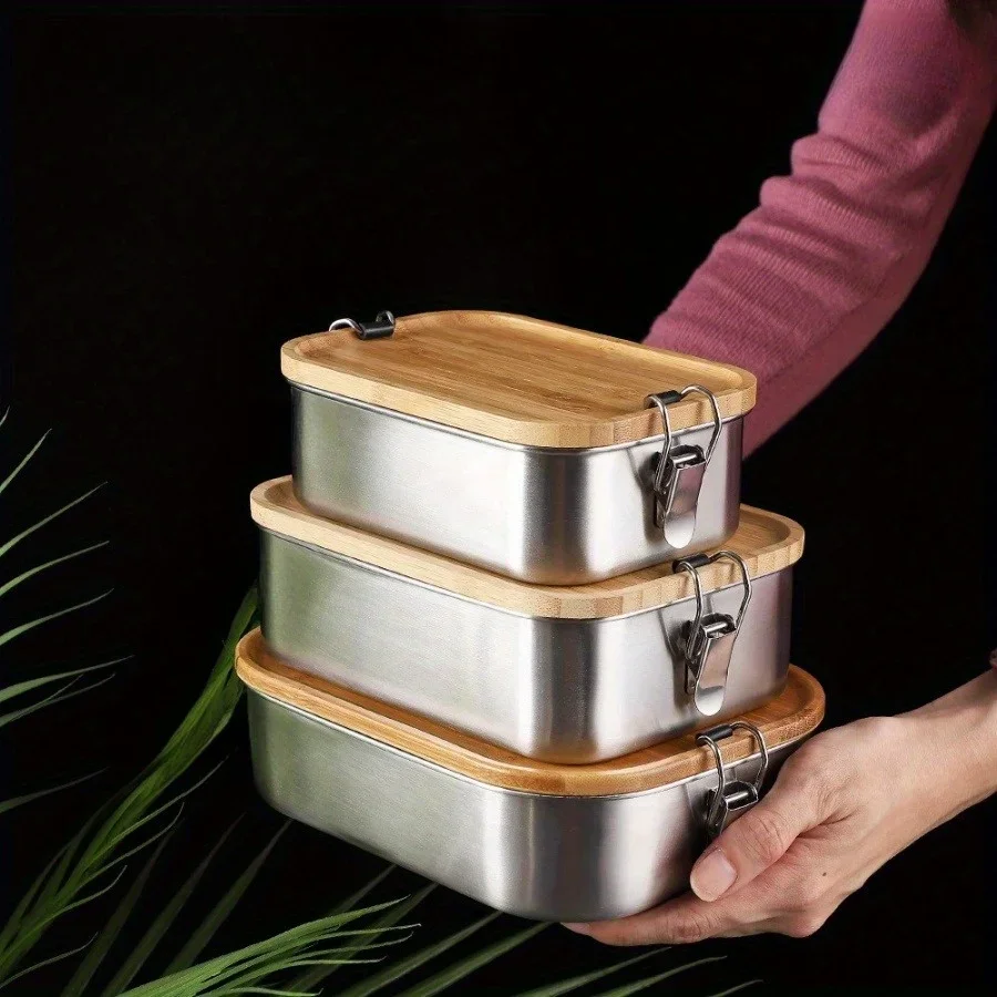 Food Storage Meals - Nueva Lonchera de Acero Inoxidable 304