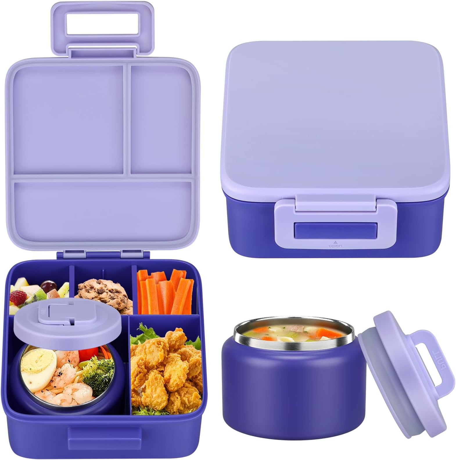 Food Storage Oven Safe - 1 Juego de Lonchera Bento para