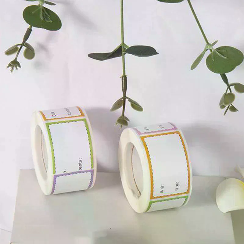 Food Storage Labels - Etiquetas autoadhesivas de papel para almacenamiento