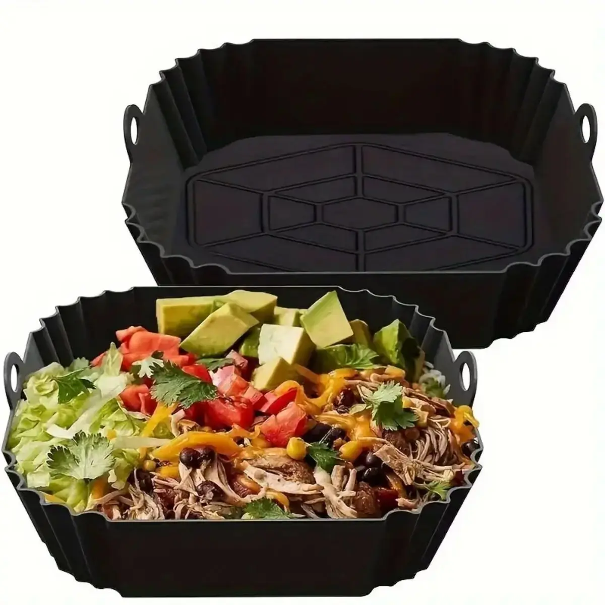Olla de silicona reutilizable  - Food Storage With Dividers reseña y precio