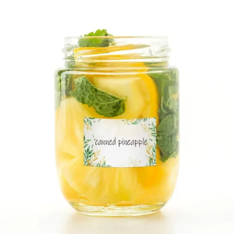 120 etiquetas florales en blan - Food Storage Labels reseña y precio