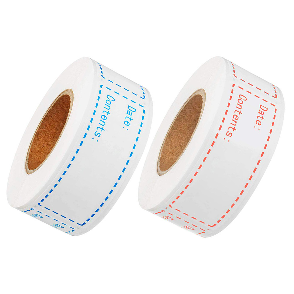 2 rollos de etiquetas adhesiva - Food Storage Labels reseña y precio