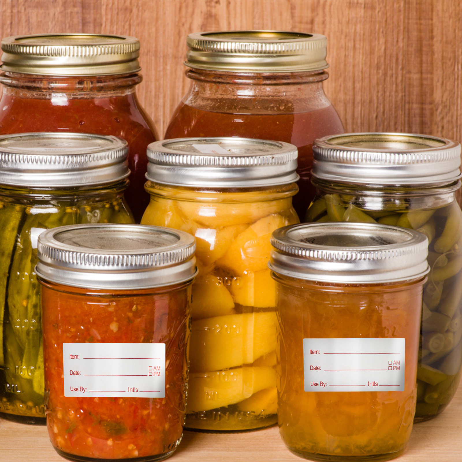 1 rollo de etiquetas adhesivas - Food Storage Labels reseña y precio