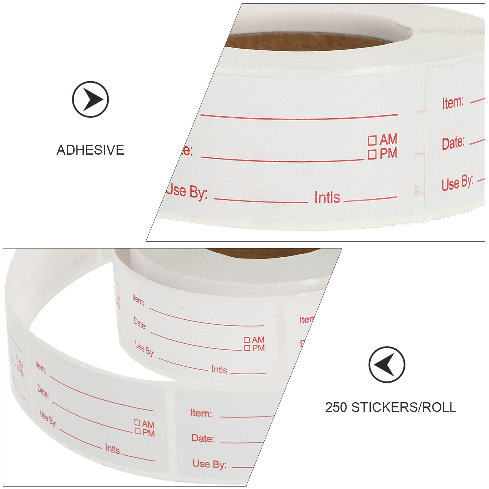 1 rollo de etiquetas adhesivas - Food Storage Labels reseña y precio