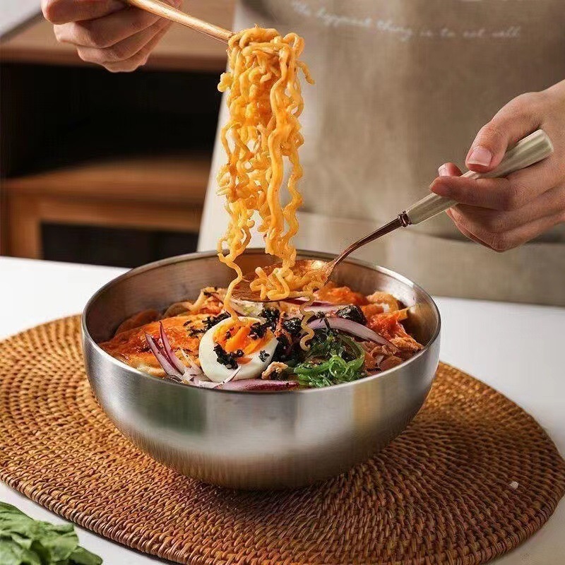 Cuenco de ensalada de acero in - Food Storage Meals reseña y precio