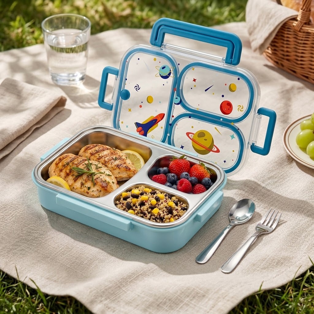 Lonchera Bento de 900 ml, Lind - Food Storage Oven Safe reseña y precio