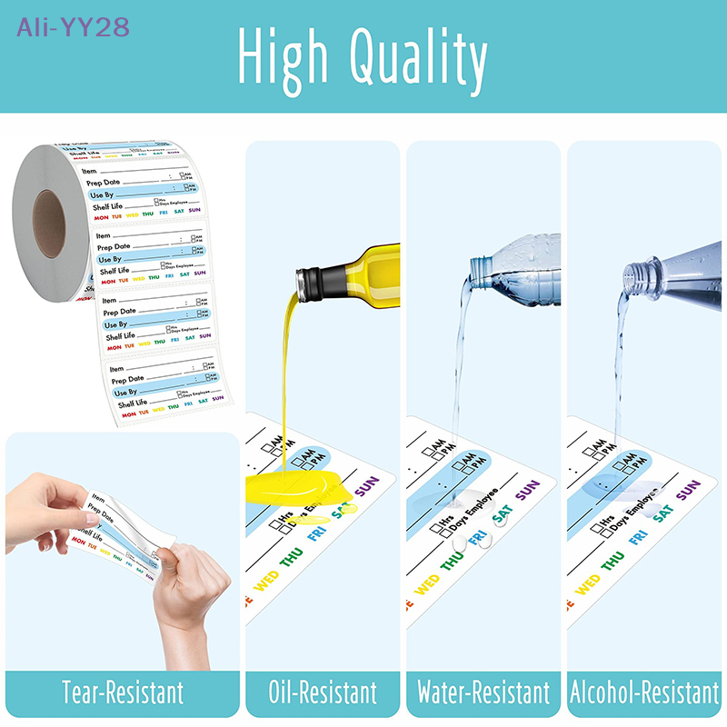【YY28】300 Uds./Rollo de Etique - Food Storage Labels reseña y precio