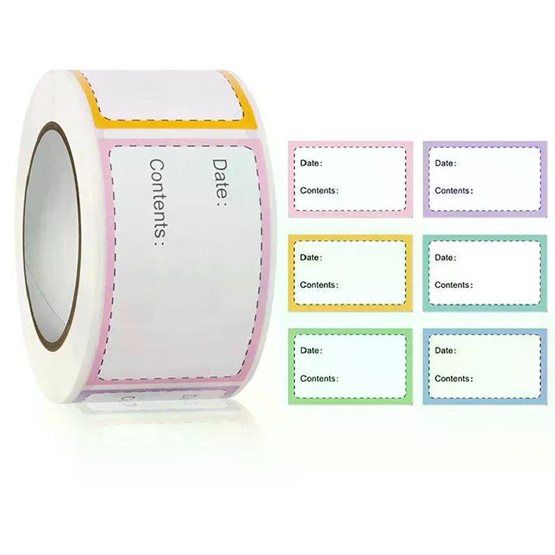 Etiquetas autoadhesivas de pap - Food Storage Labels reseña y precio